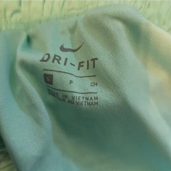 Nike Women's Dri-fit Tempo Shorts Size Small Aqua Blue - Picture 3 of 3